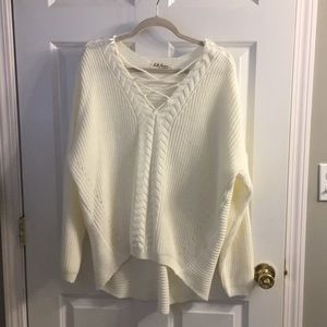 Love culture cream sweater